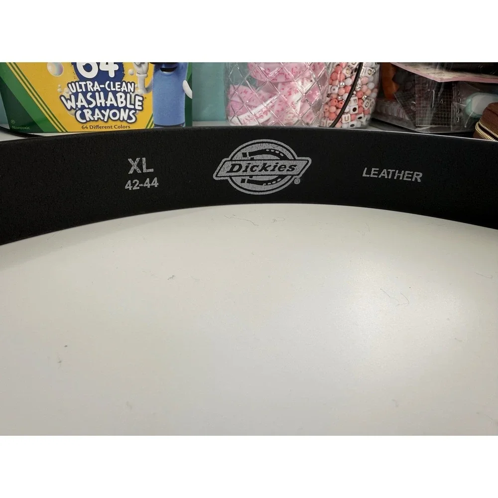 Dickies Genuine Leather Workwear Belt Black XL 42-44‎ 11IP020021 NWT Durable